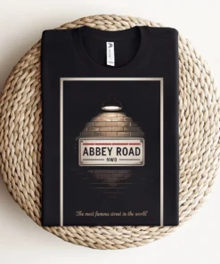 Abbey Road — The Most Famous Street in the World Heritage Tee — Design II