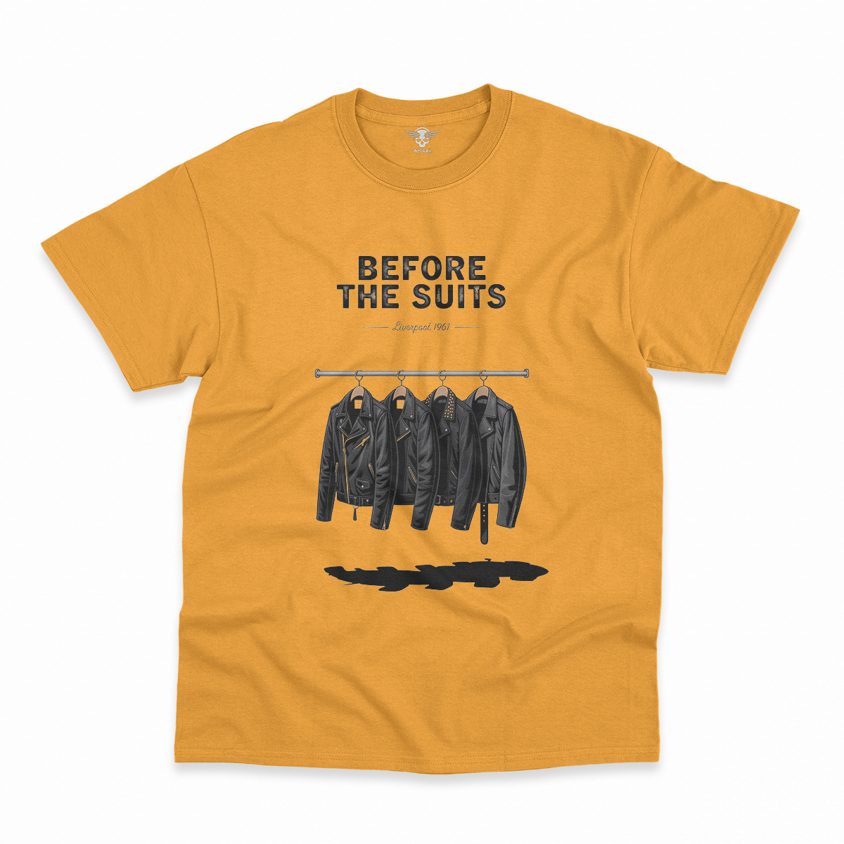Before the Suits — Liverpool 1961 Leather Rock Tee — Design I