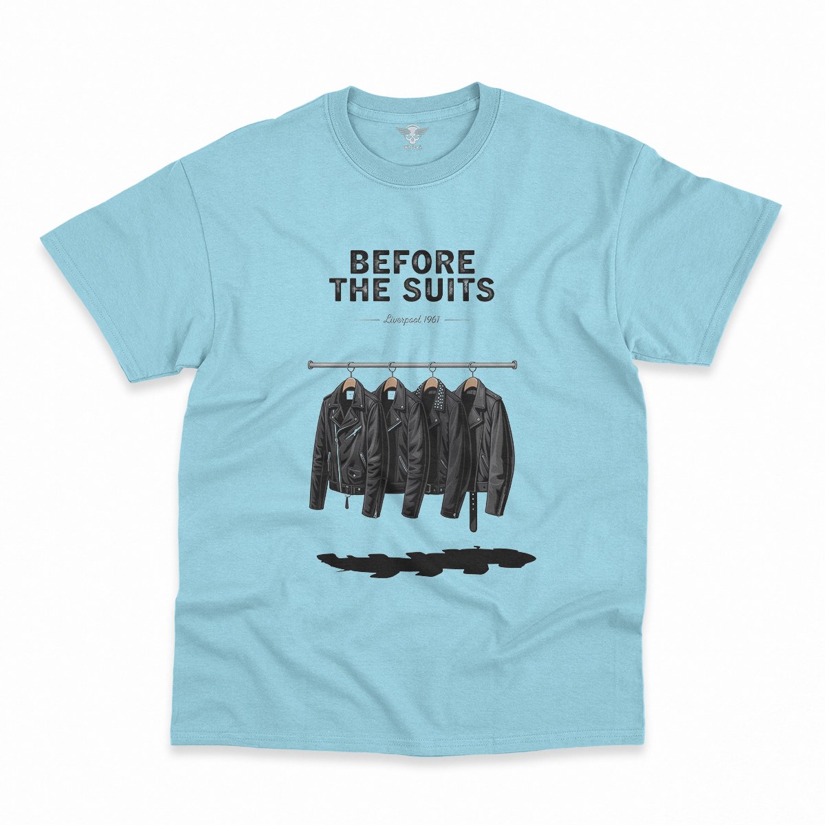 Before the Suits — Liverpool 1961 Leather Rock Tee — Design I