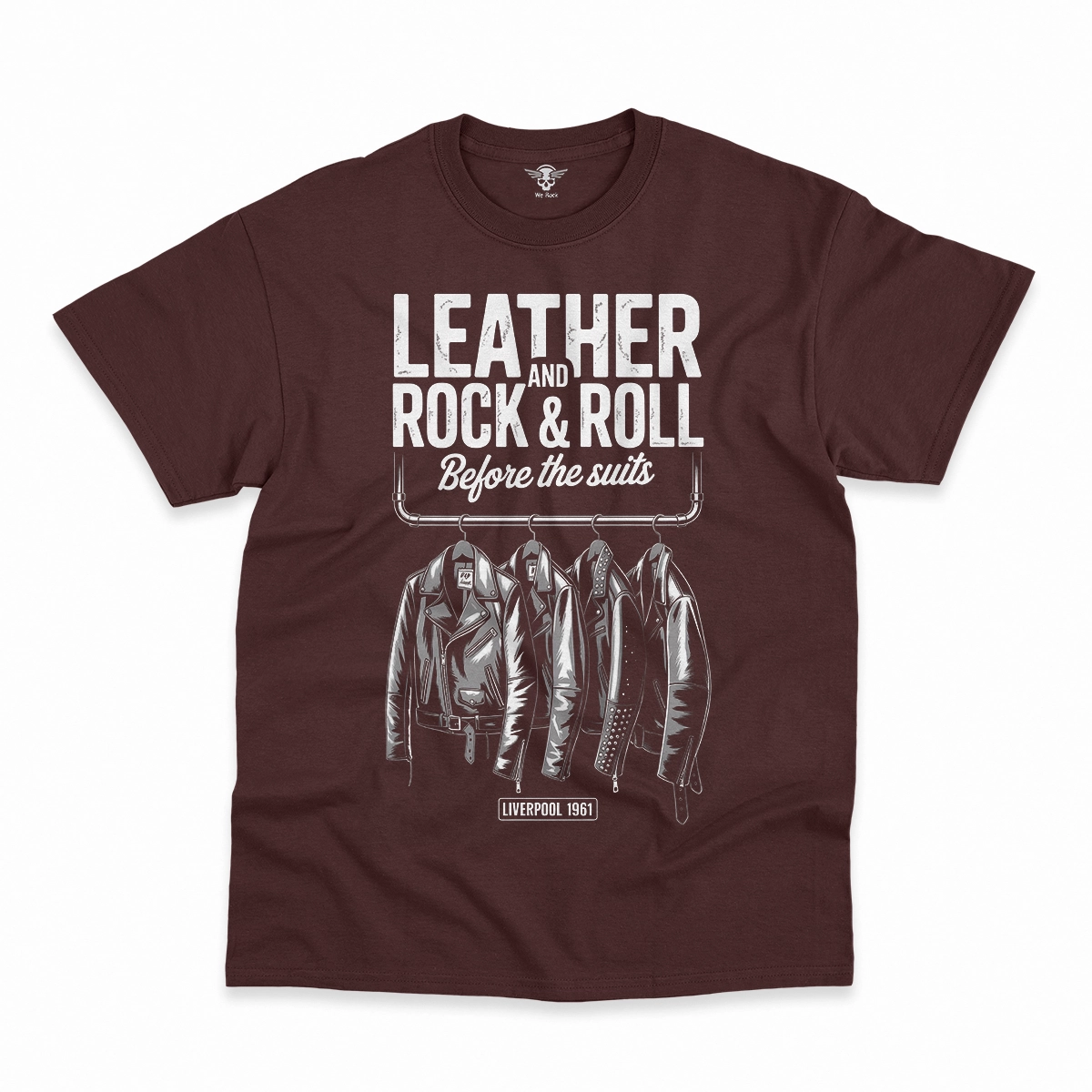 Before the Suits — Liverpool 1961 Leather Rock Tee — Design I