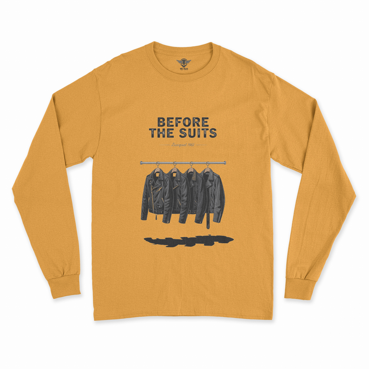 Before the Suits — Liverpool 1961 Leather Rock Tee — Design I