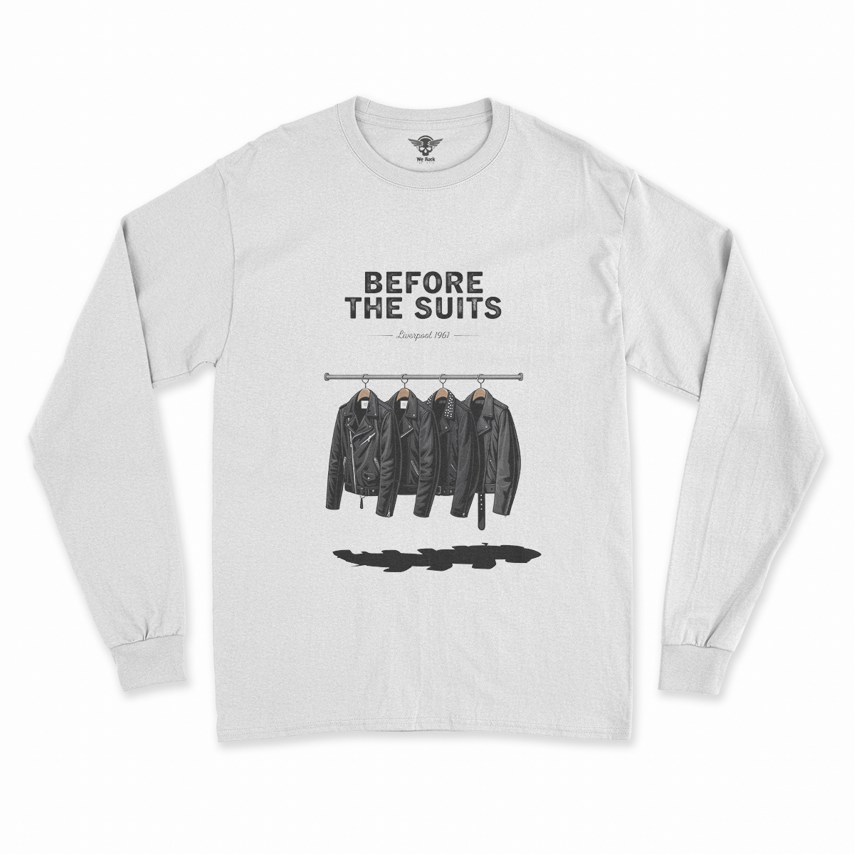 Before the Suits — Liverpool 1961 Leather Rock Tee — Design I