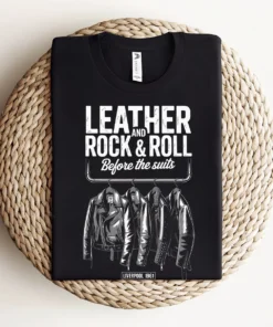 Before the Suits — Liverpool 1961 Leather Rock Tee — Design I