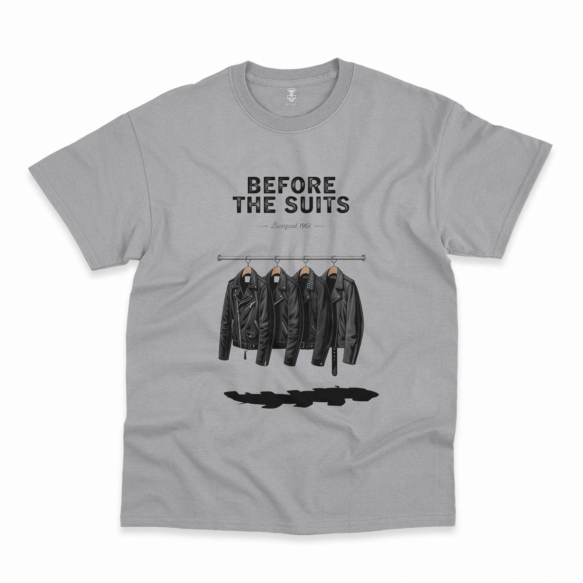 Before the Suits — Liverpool 1961 Leather Rock Tee — Design I