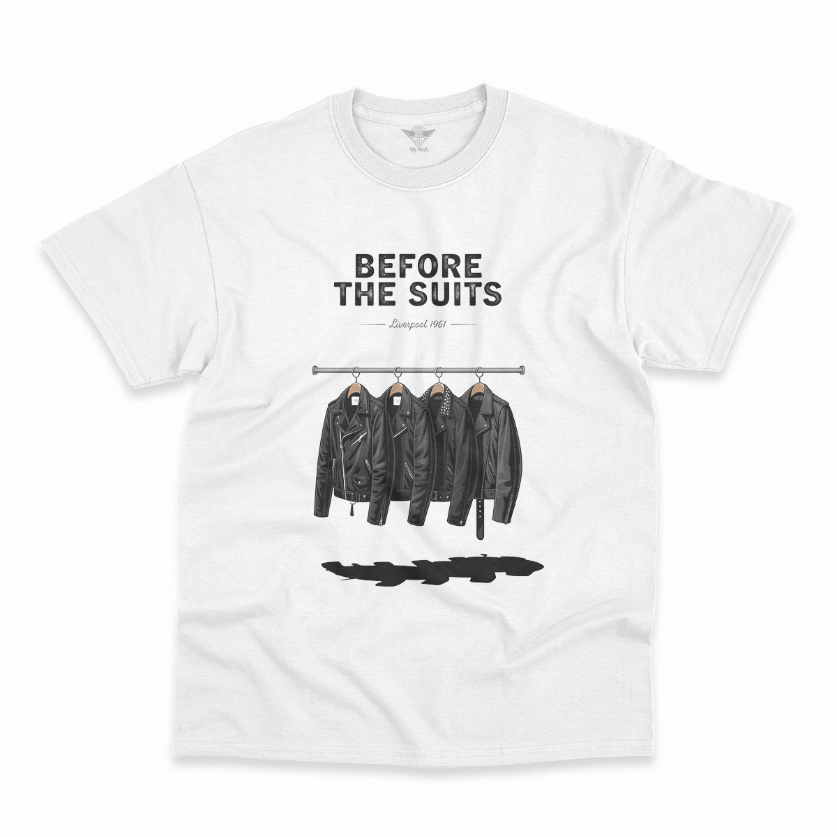 Before the Suits — Liverpool 1961 Leather Rock Tee — Design I