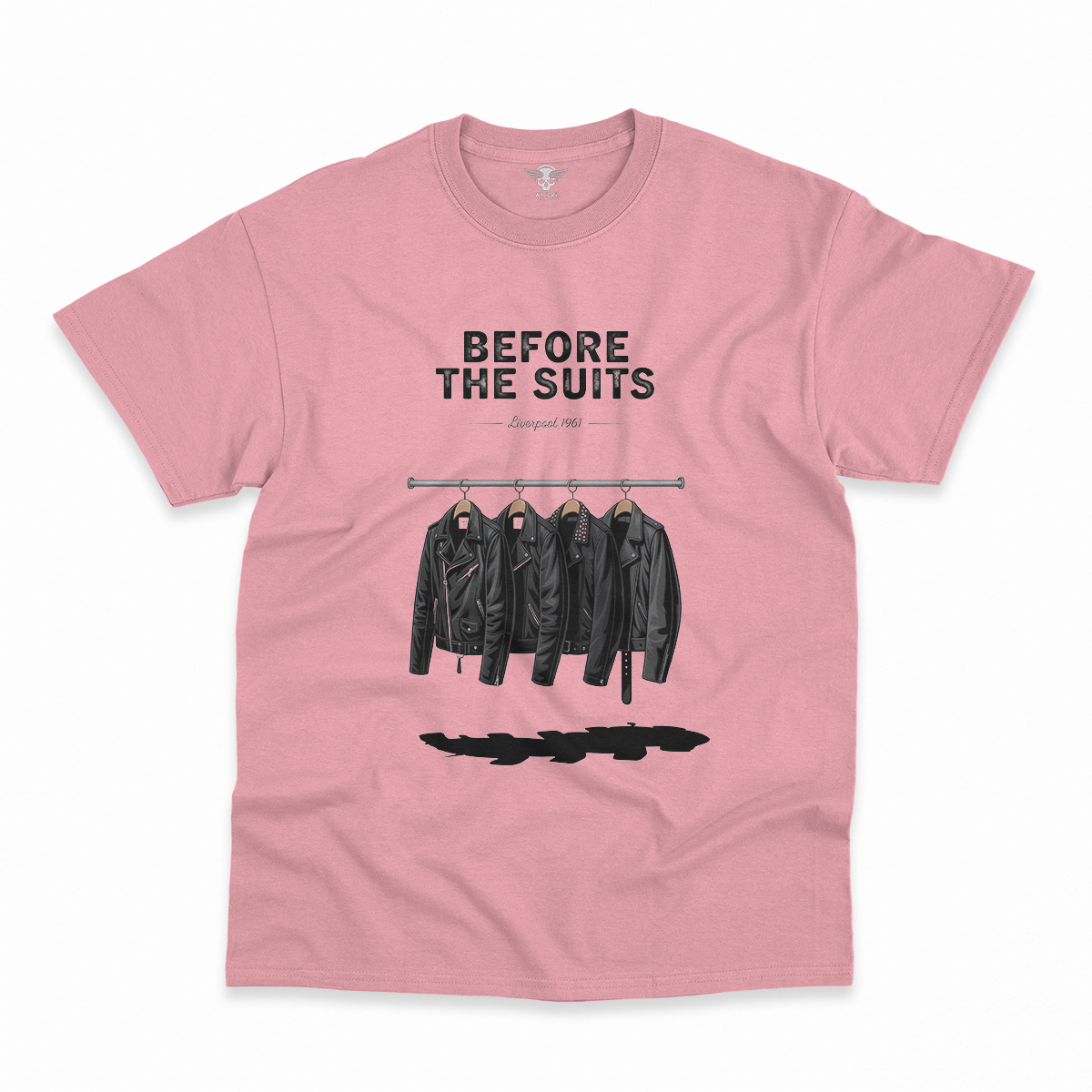 Before the Suits — Liverpool 1961 Leather Rock Tee — Design I
