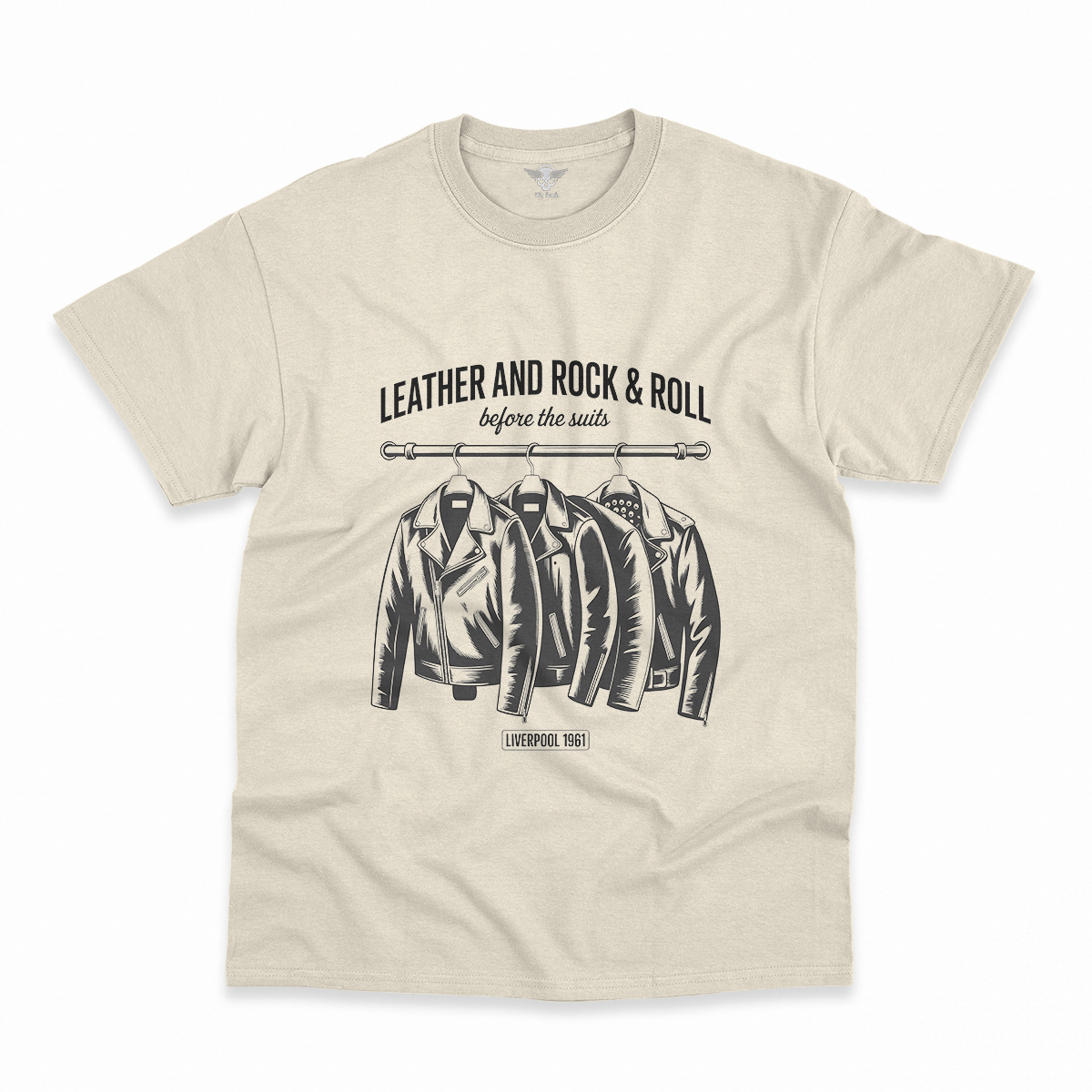 Before the Suits — Liverpool 1961 Leather Rock Tee — Design II