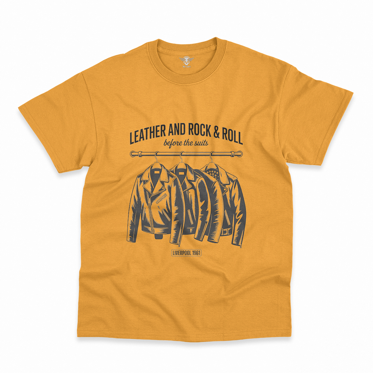 Before the Suits — Liverpool 1961 Leather Rock Tee — Design II