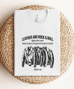 Before the Suits — Liverpool 1961 Leather Rock Tee — Design II