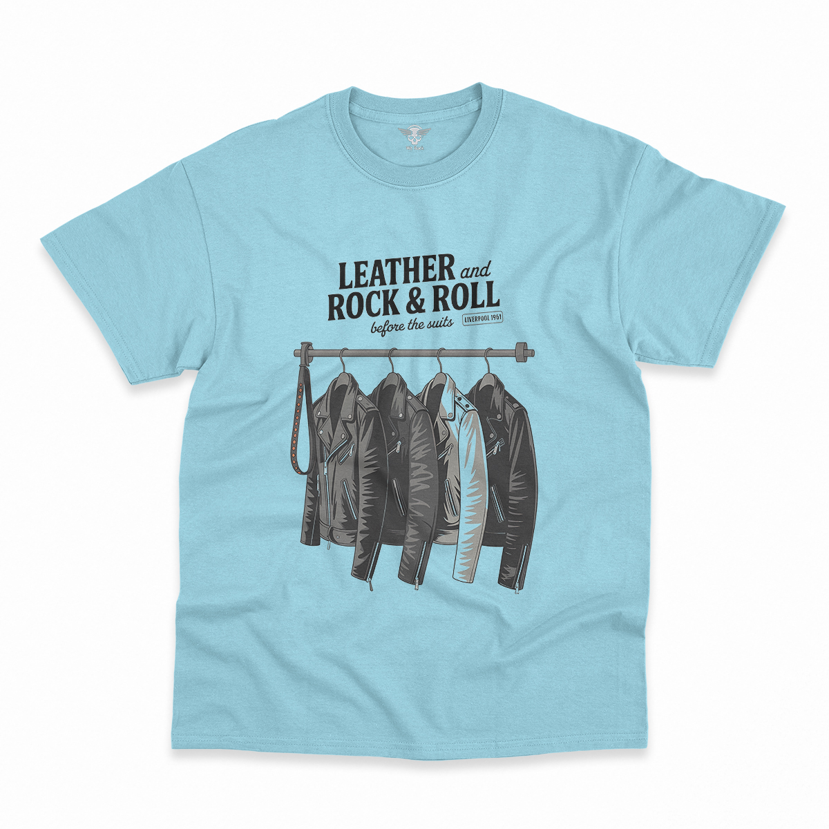Before the Suits — Liverpool 1961 Leather Rock Tee — Design III