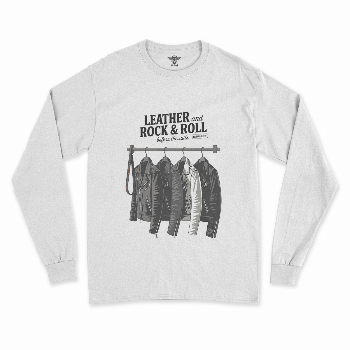 Before the Suits — Liverpool 1961 Leather Rock Tee — Design III