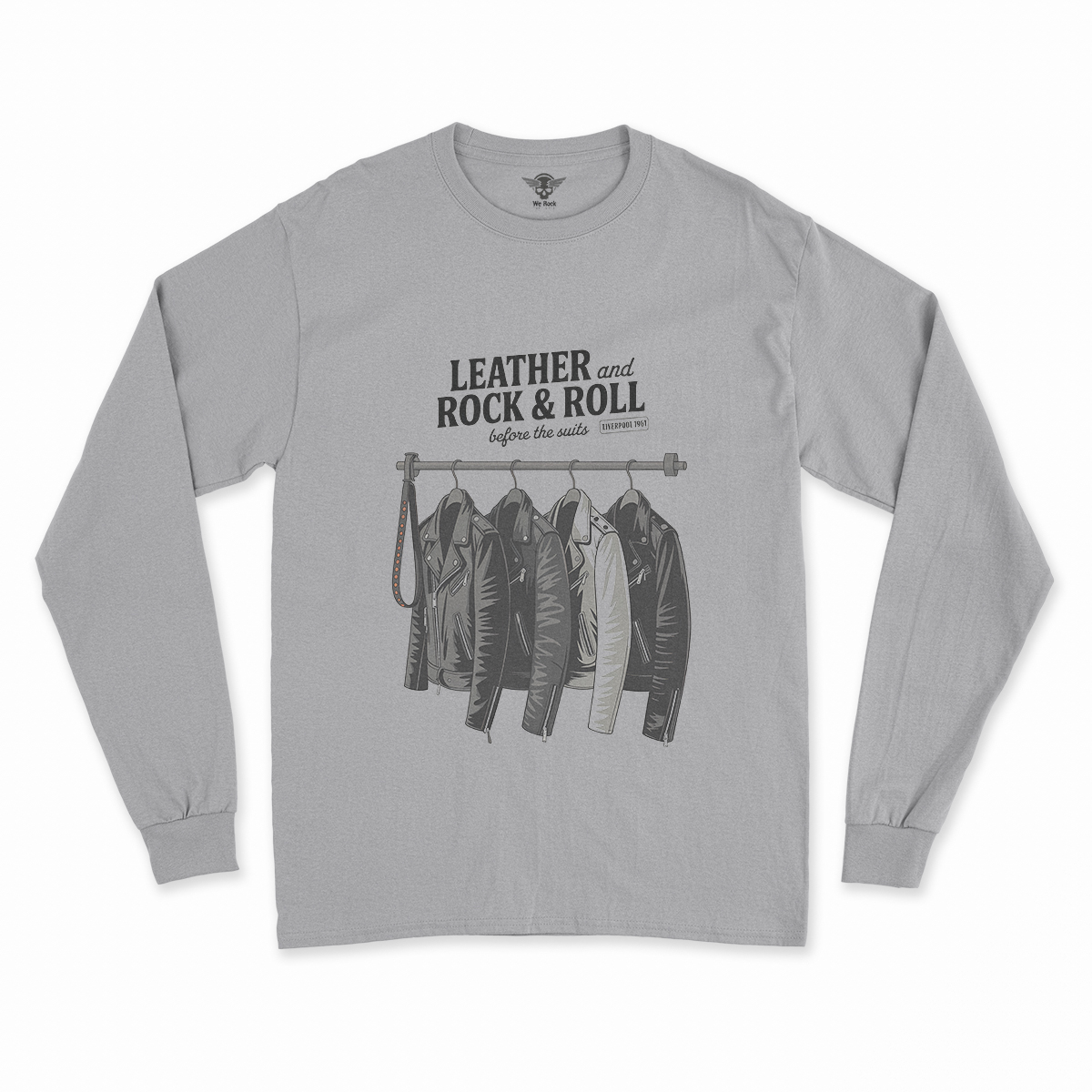 Before the Suits — Liverpool 1961 Leather Rock Tee — Design III