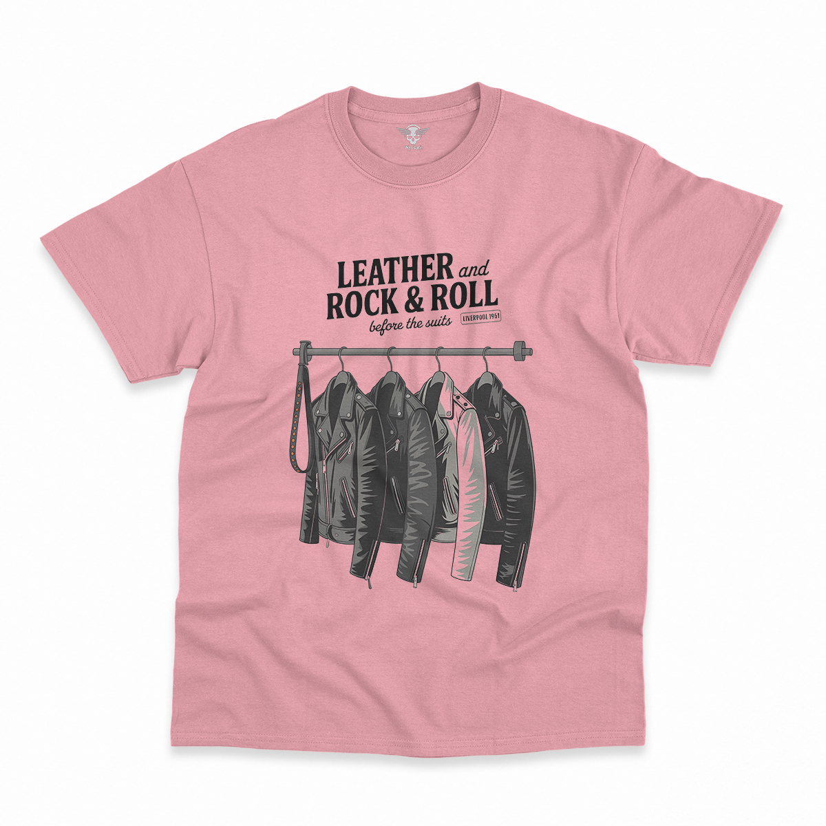 Before the Suits — Liverpool 1961 Leather Rock Tee — Design III
