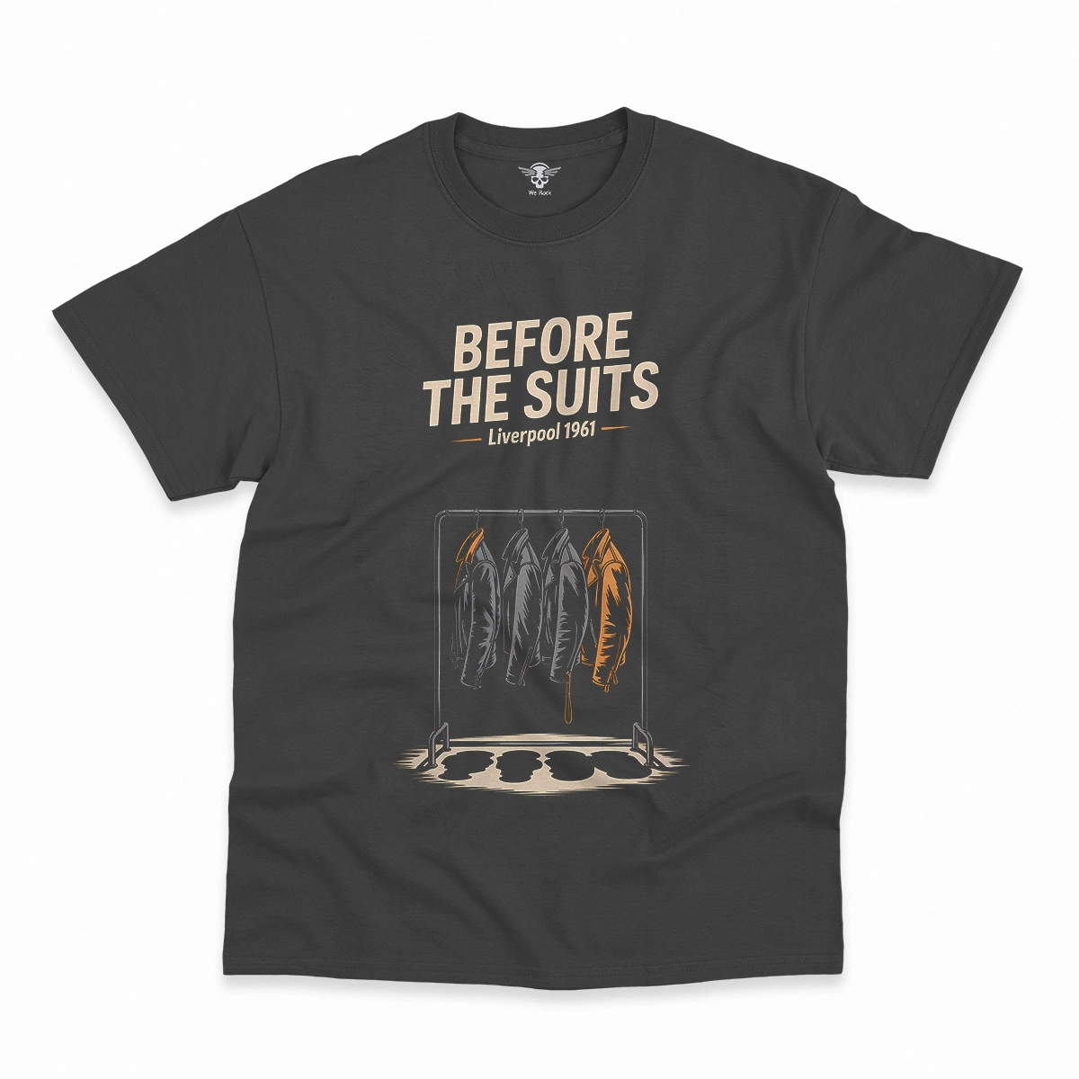 Before the Suits — Liverpool 1961 Leather Rock Tee — Design IV