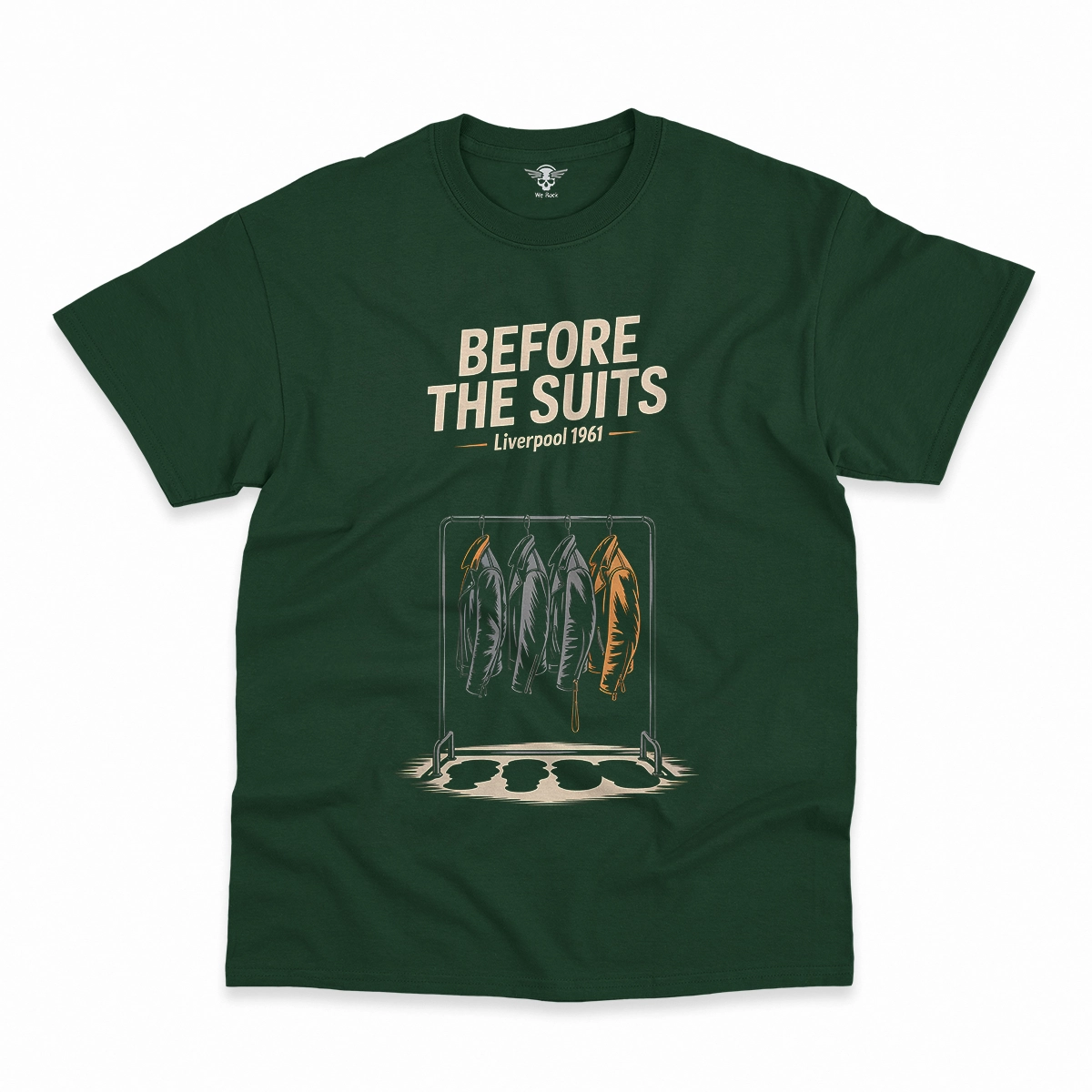 Before the Suits — Liverpool 1961 Leather Rock Tee — Design IV
