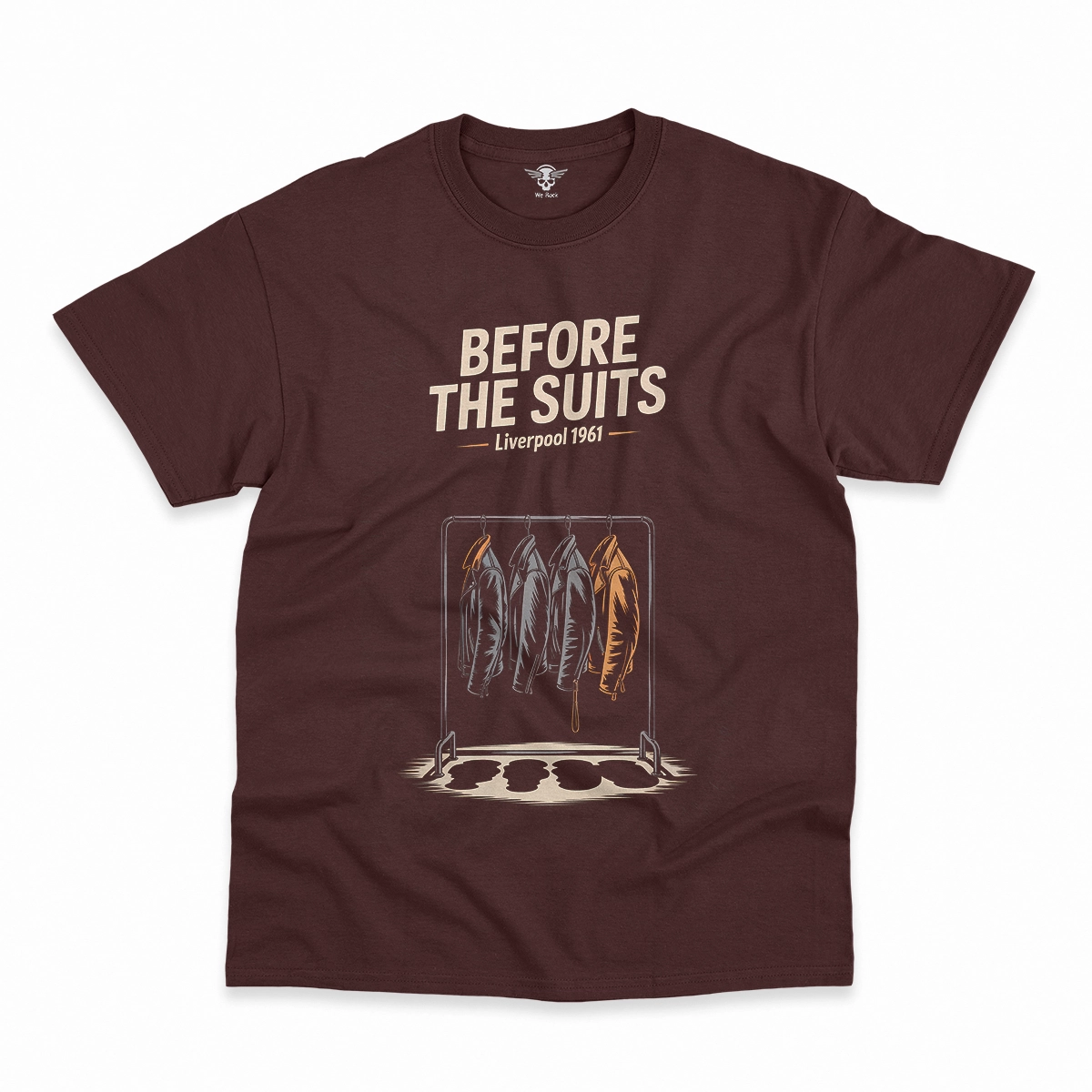 Before the Suits — Liverpool 1961 Leather Rock Tee — Design IV
