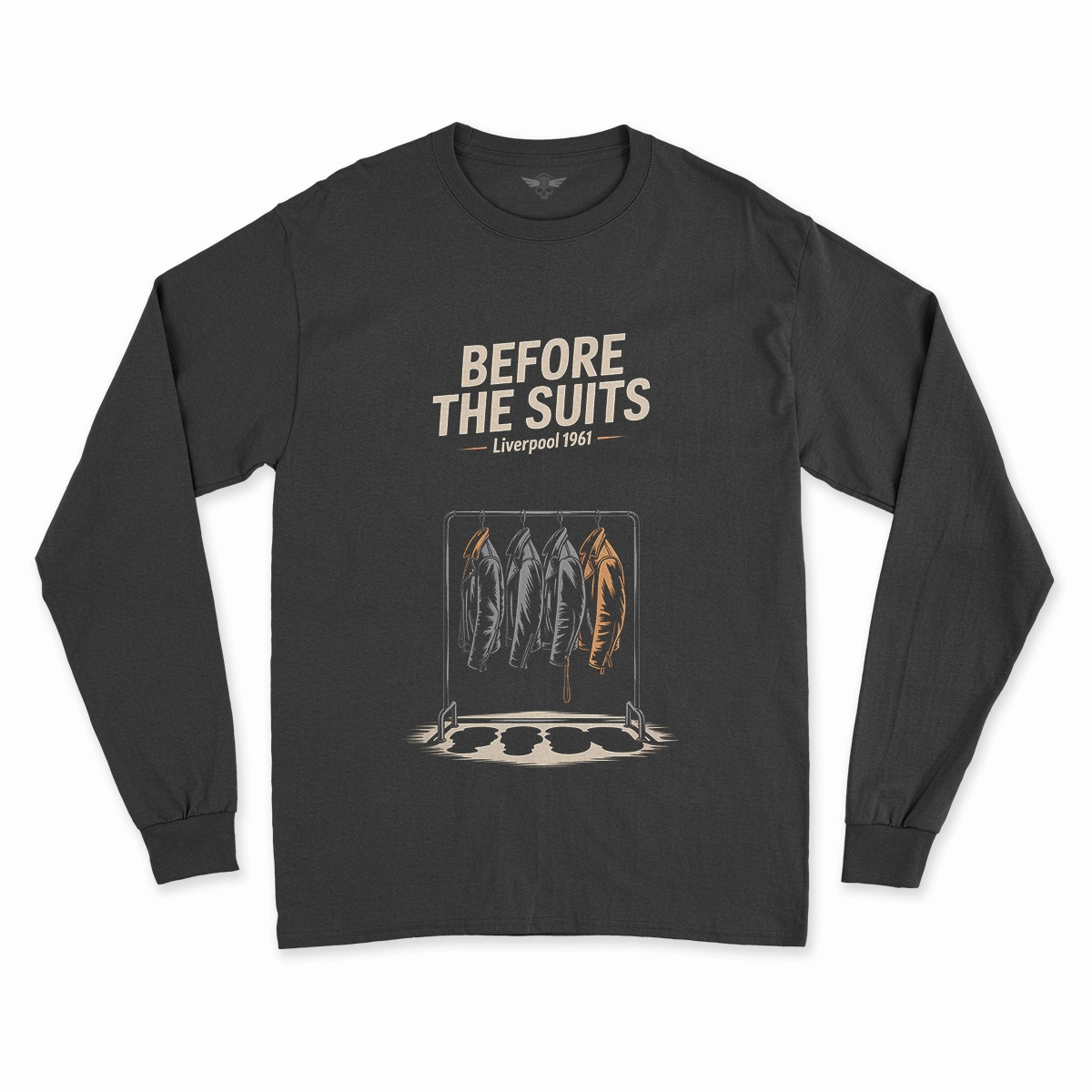 Before the Suits — Liverpool 1961 Leather Rock Tee — Design IV