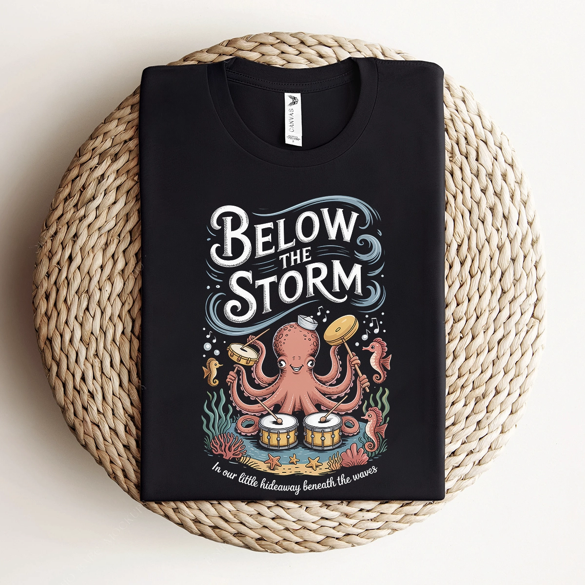 Beneath the Waves — Ringo's Escape 1969 Heritage Tee — New Wave Edition