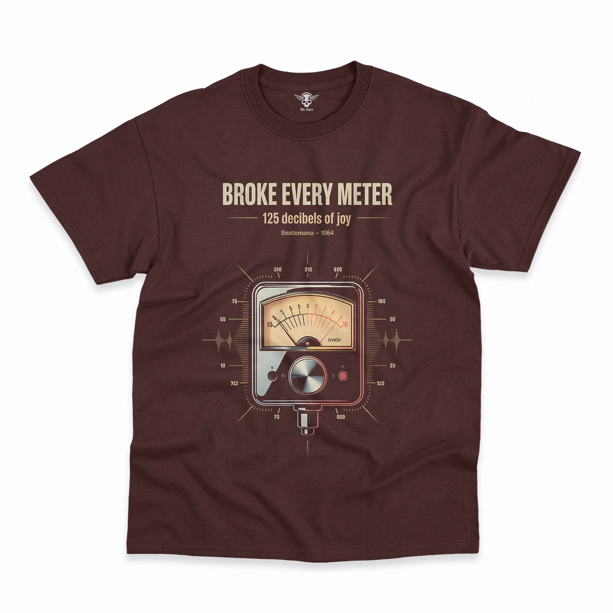 Broke Every Meter — 125 Decibels Beatlemania Heritage Tee