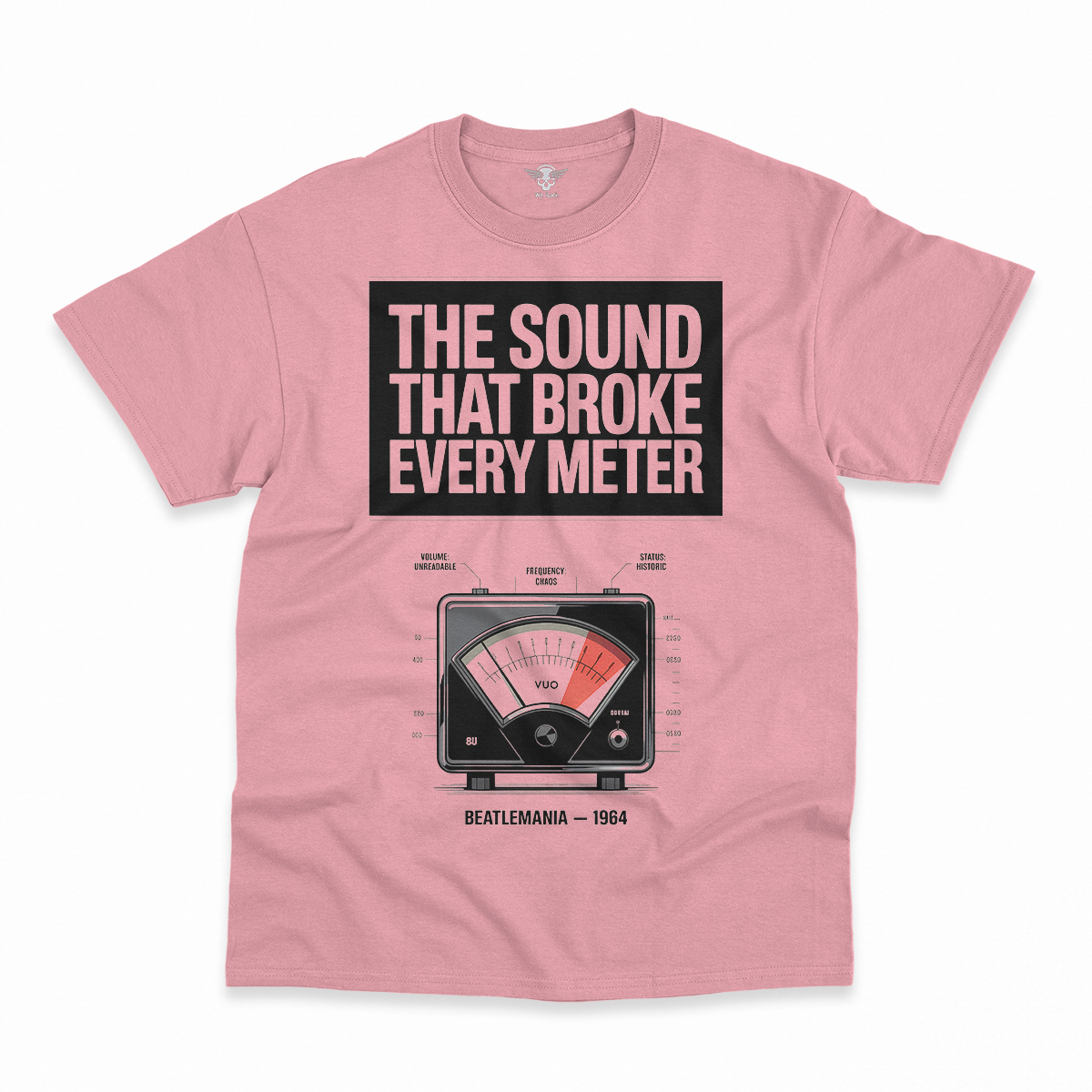 Broke Every Meter — 125 Decibels Beatlemania Heritage Tee — Design I