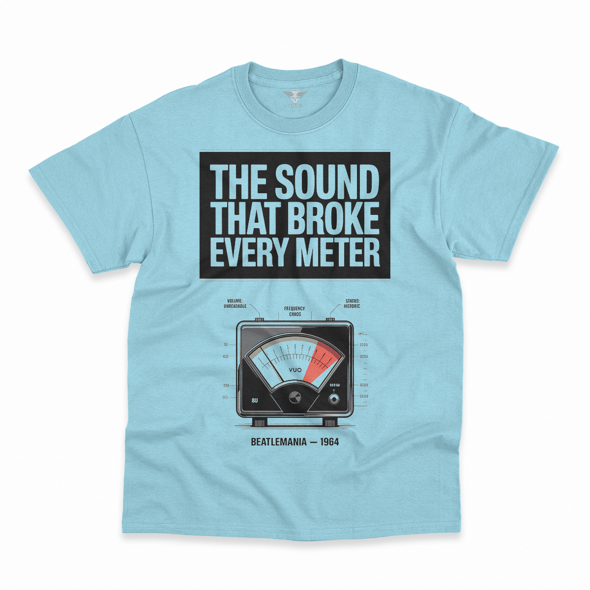 Broke Every Meter — 125 Decibels Beatlemania Heritage Tee — Design I