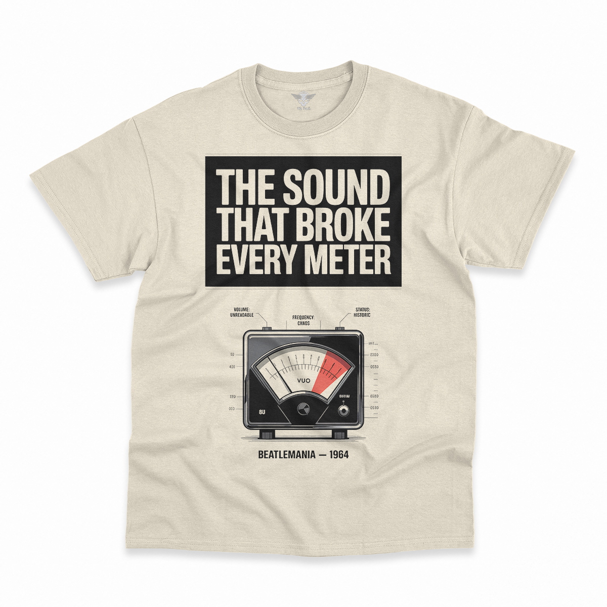Broke Every Meter — 125 Decibels Beatlemania Heritage Tee — Design I