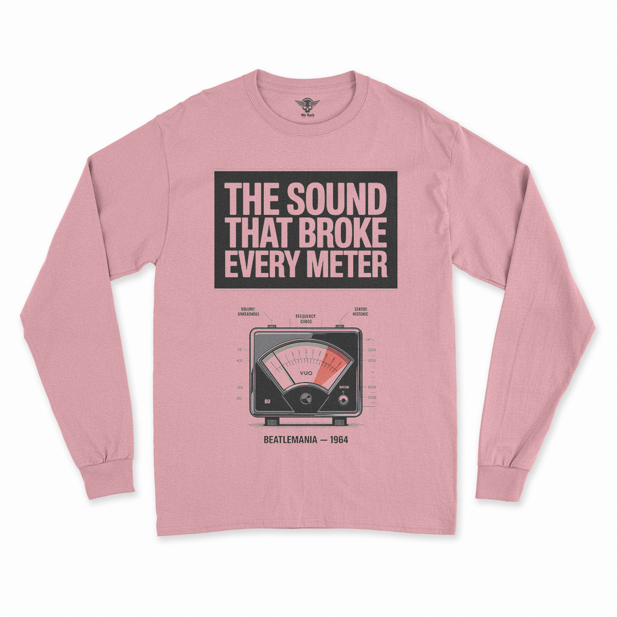Broke Every Meter — 125 Decibels Beatlemania Heritage Tee — Design I