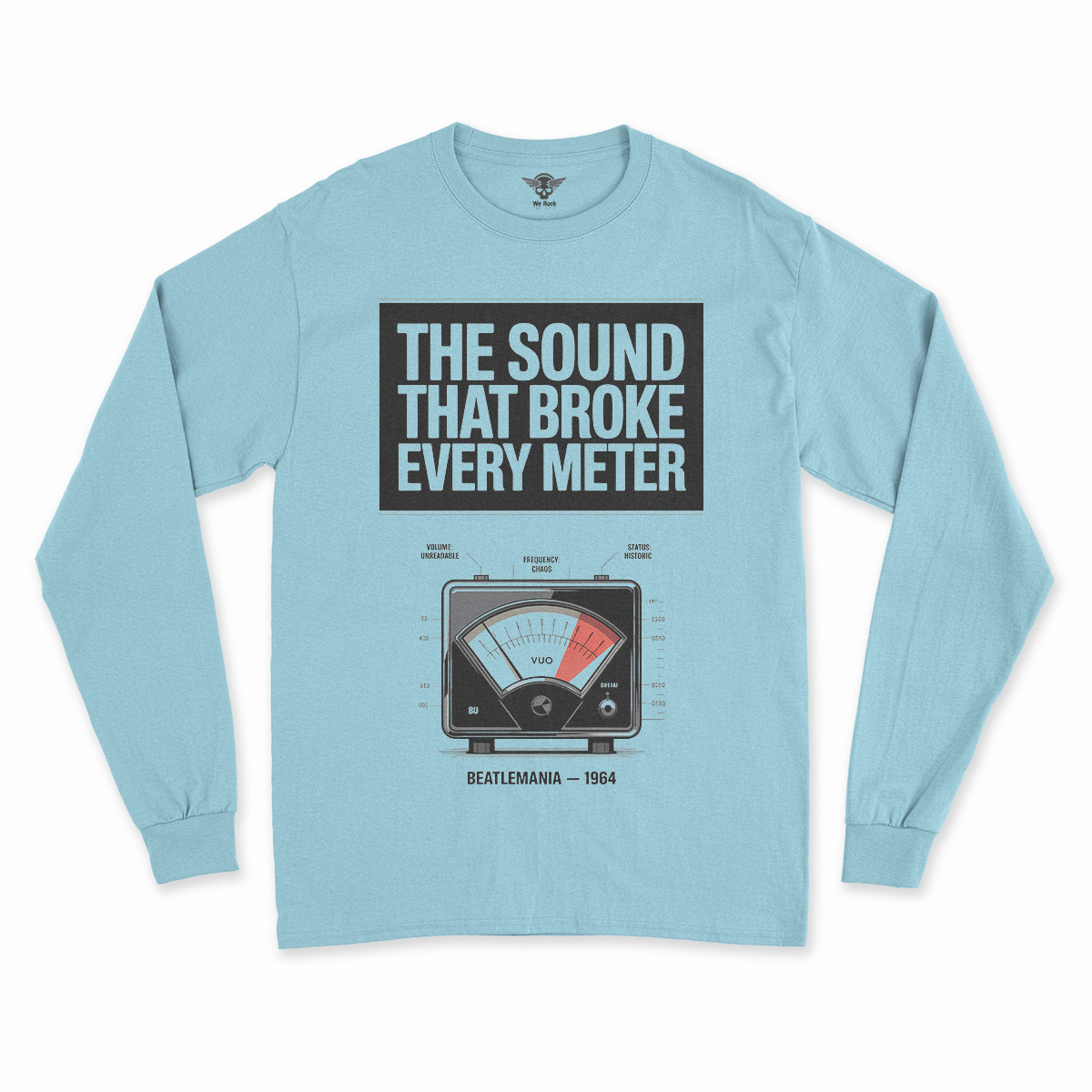 Broke Every Meter — 125 Decibels Beatlemania Heritage Tee — Design I