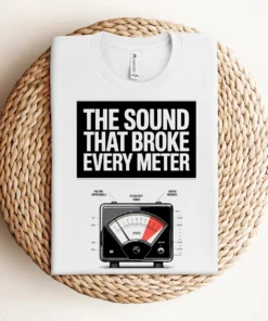 Broke Every Meter — 125 Decibels Beatlemania Heritage Tee — Design I