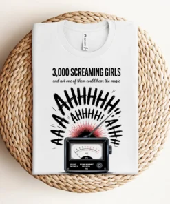 Broke Every Meter — 125 Decibels Beatlemania Heritage Tee — Design II