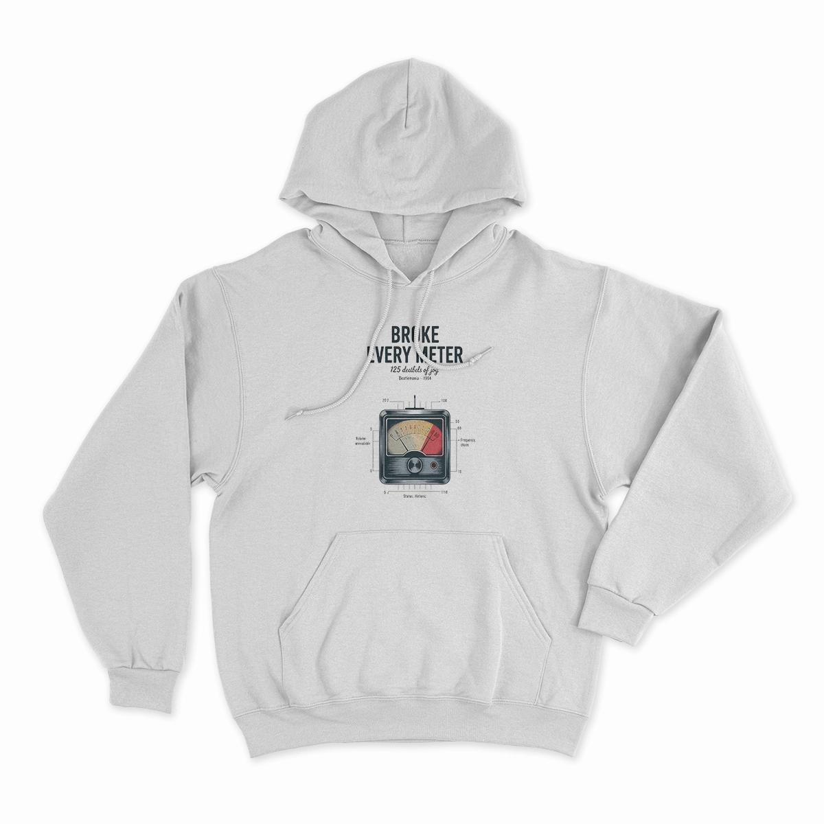 Broke Every Meter — 125 Decibels Beatlemania Heritage Tee — Design III