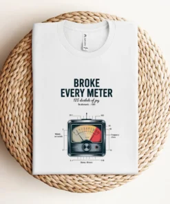 Broke Every Meter — 125 Decibels Beatlemania Heritage Tee — Design III