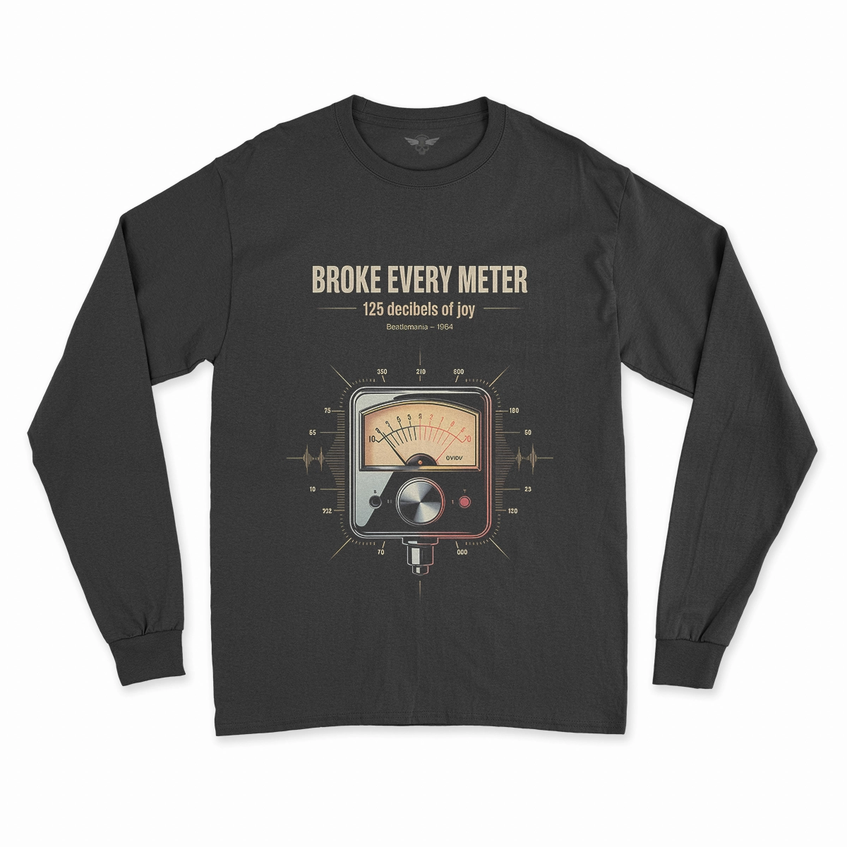 Broke Every Meter — 125 Decibels Beatlemania Heritage Tee