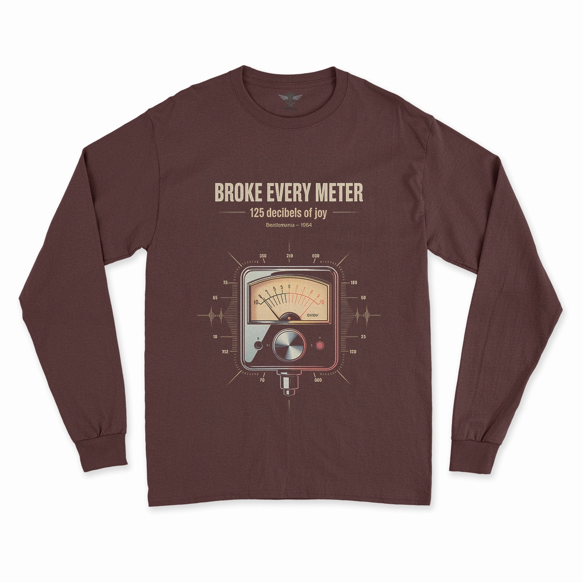 Broke Every Meter — 125 Decibels Beatlemania Heritage Tee