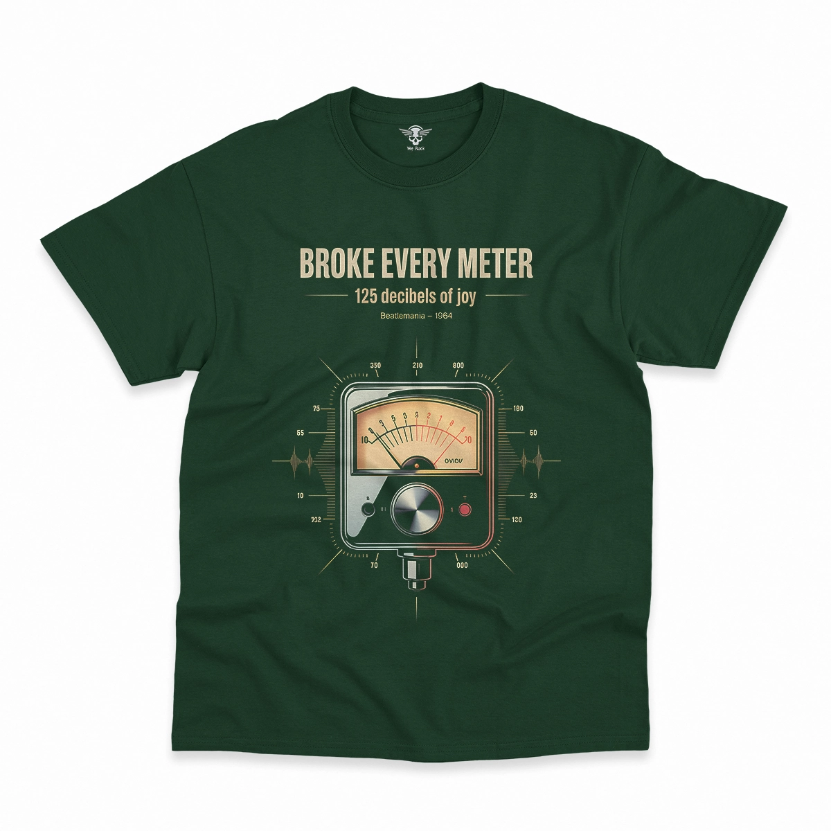Broke Every Meter — 125 Decibels Beatlemania Heritage Tee