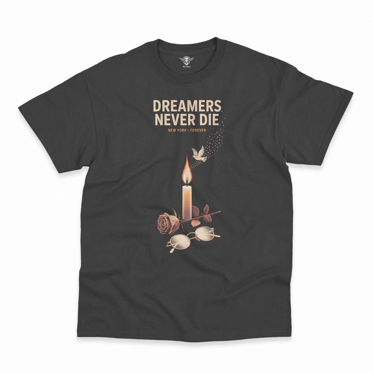 Dreamers Never Die — New York Forever Rock Heritage Tee