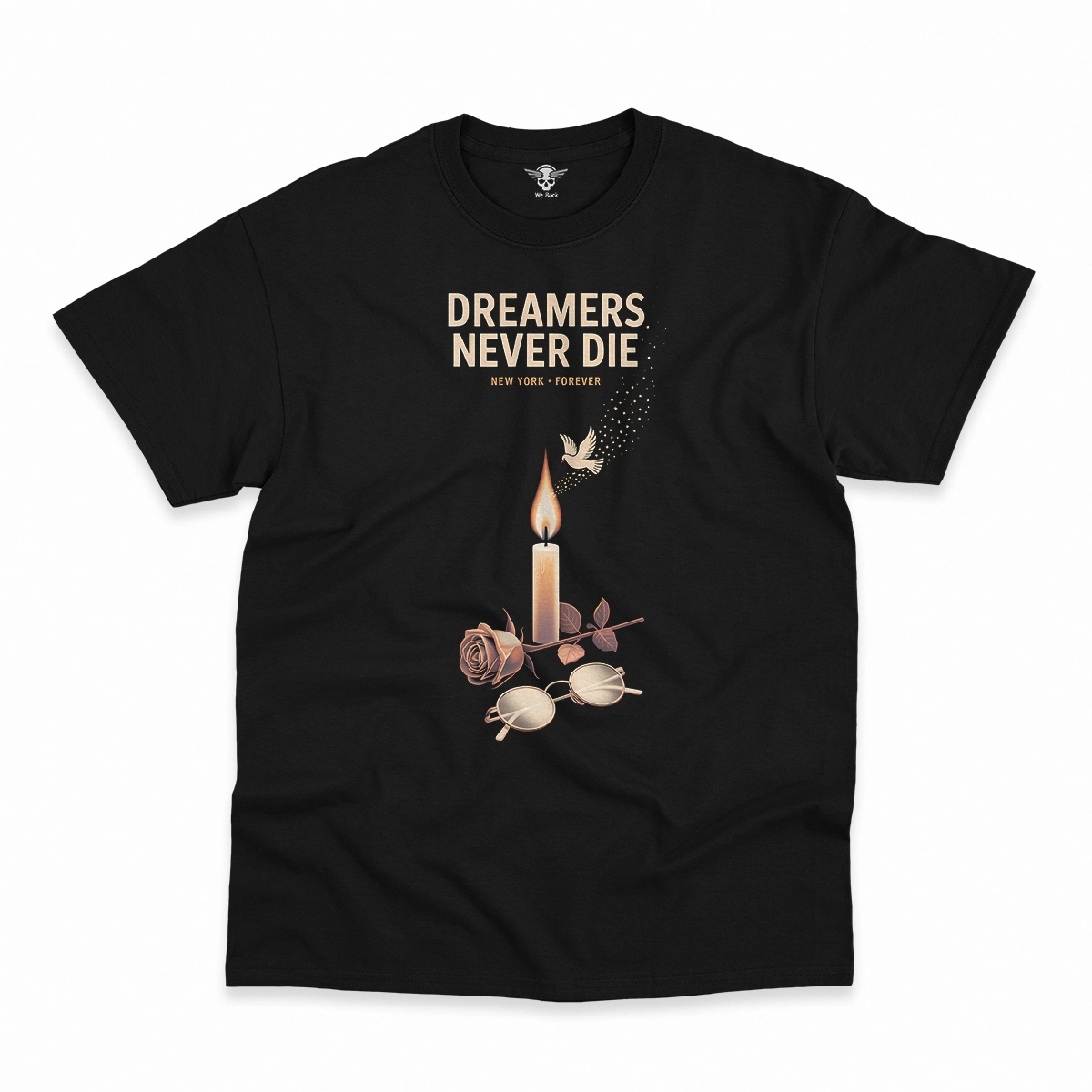 Dreamers Never Die — New York Forever Rock Heritage Tee