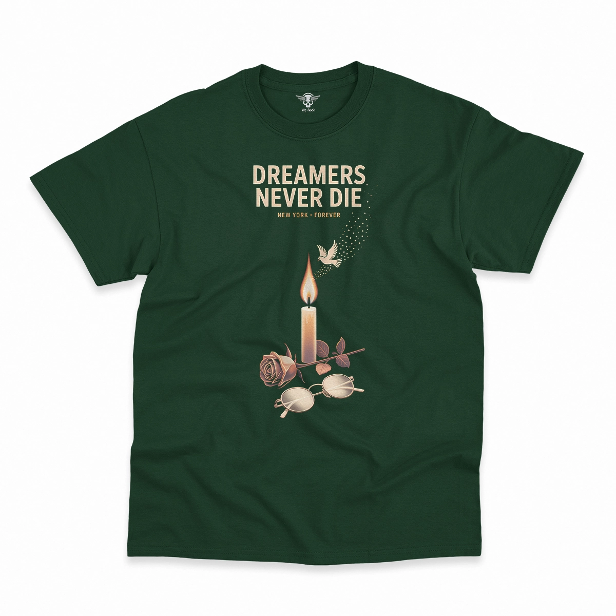 Dreamers Never Die — New York Forever Rock Heritage Tee