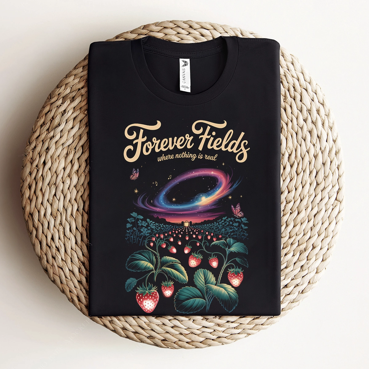 Forever Fields — Surreal Dreamscape Rock Heritage Tee