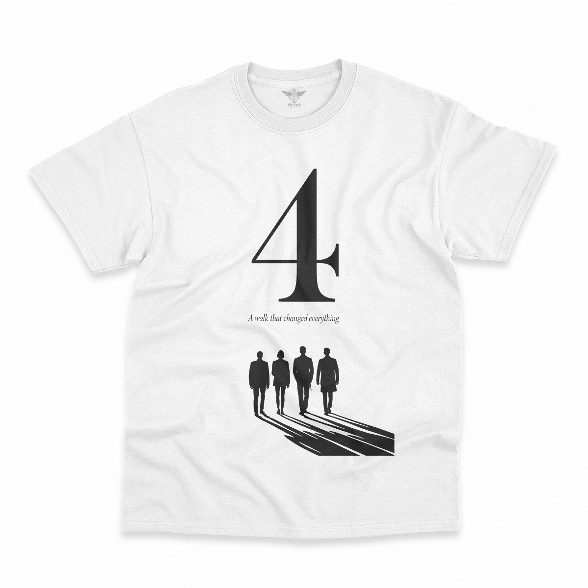 Four — A Walk That Changed Everything — Minimalist Rock Tee