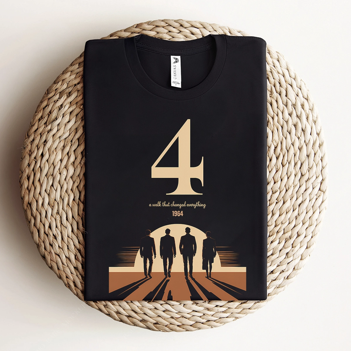 Four — A Walk That Changed Everything — Minimalist Rock Tee