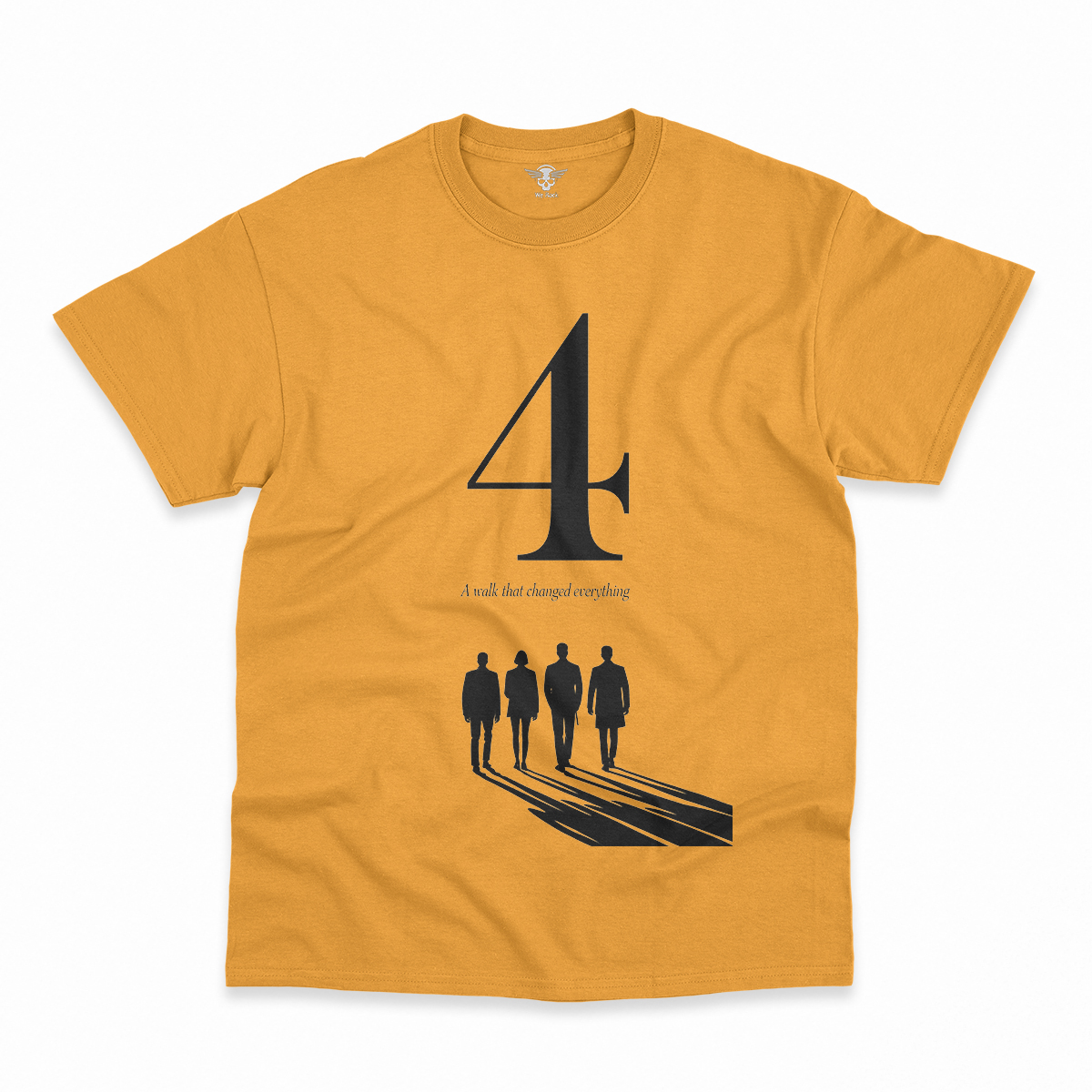 Four — A Walk That Changed Everything — Minimalist Rock Tee