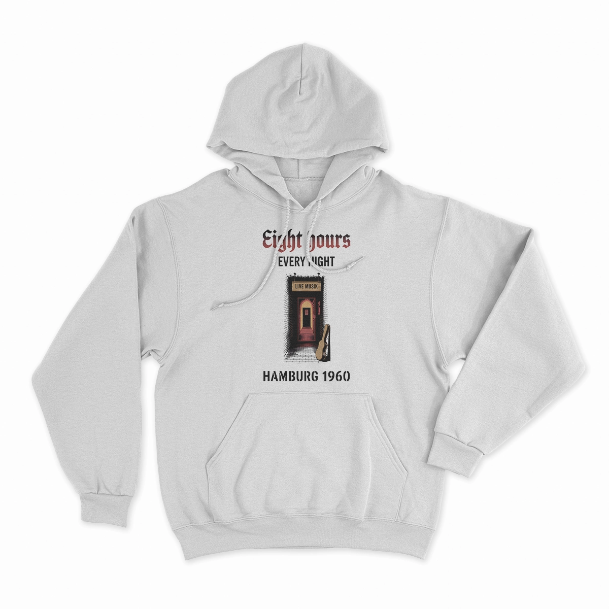 Hamburg Nights — 8 Hours Every Night — Reeperbahn 1960 Rock Heritage Tee