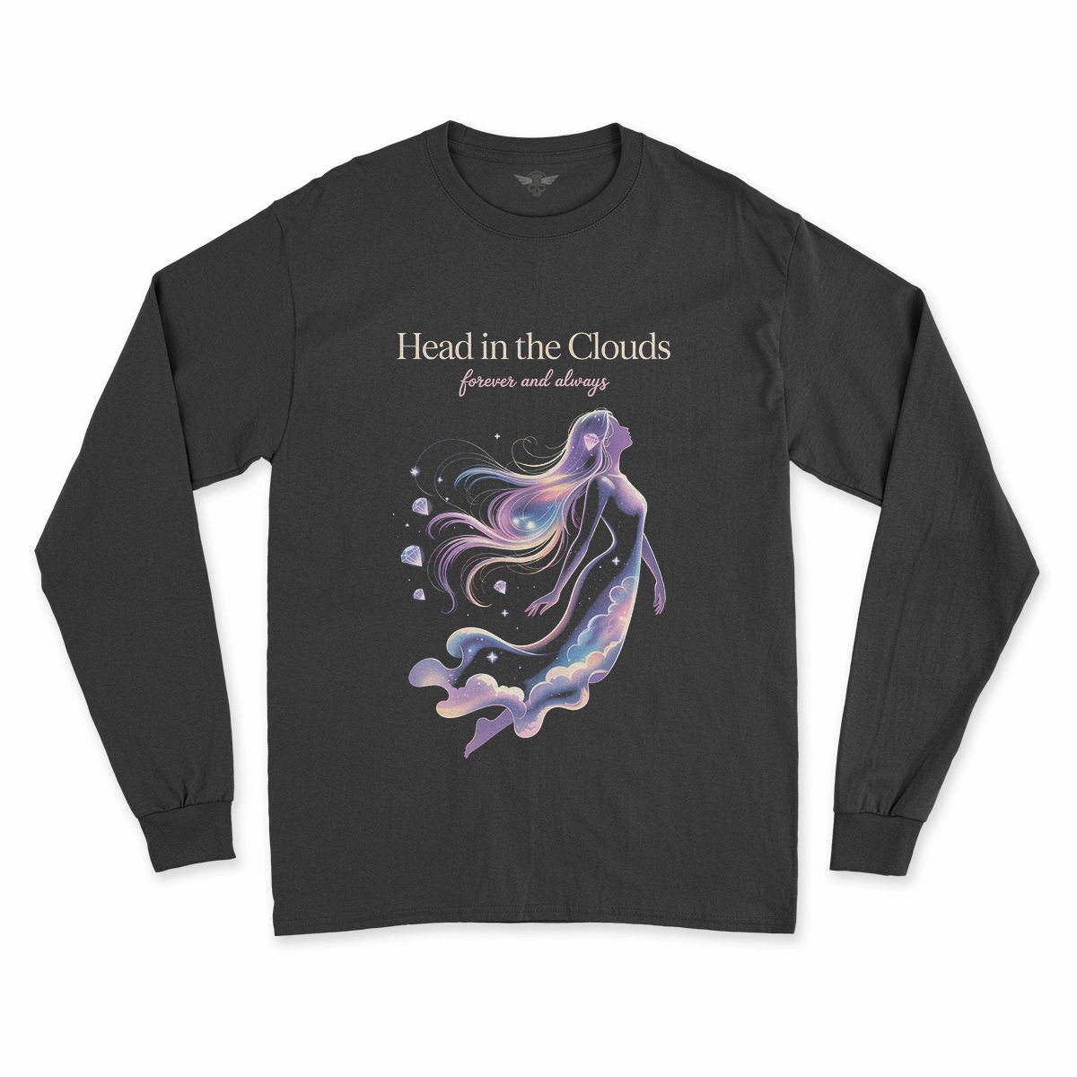 Head in the Clouds — Ethereal Dreamy Rock Heritage Tee — Design II
