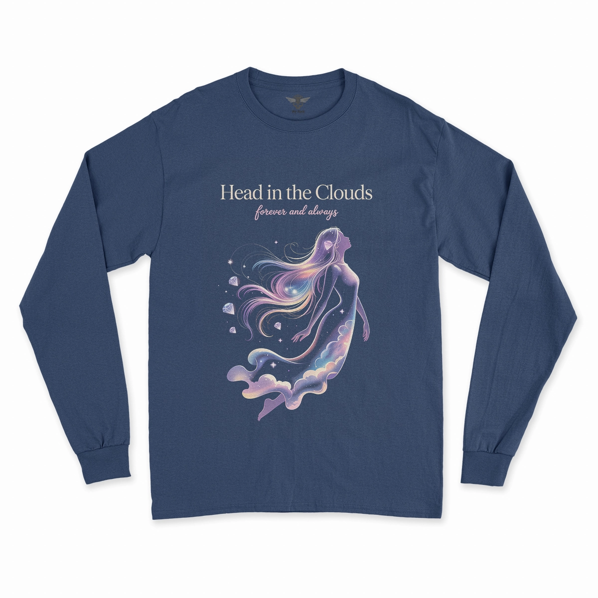 Head in the Clouds — Ethereal Dreamy Rock Heritage Tee — Design II
