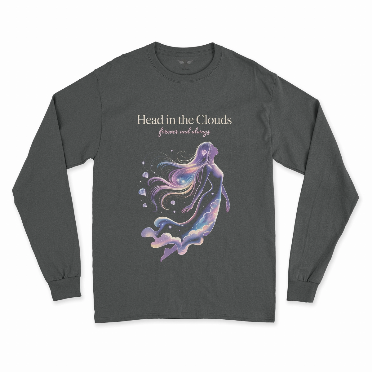 Head in the Clouds — Ethereal Dreamy Rock Heritage Tee — Design II