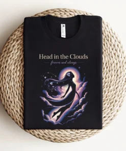 Head in the Clouds — Ethereal Dreamy Rock Heritage Tee — Design III