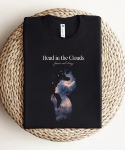Head in the Clouds — Ethereal Dreamy Rock Heritage Tee — Design IV
