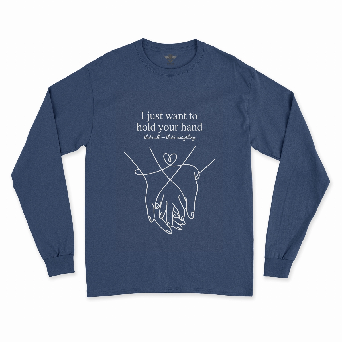 Hold Your Hand — December 1963 Minimalist Love Rock Tee — Design II