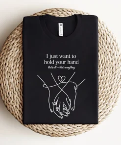 Hold Your Hand — December 1963 Minimalist Love Rock Tee — Design II